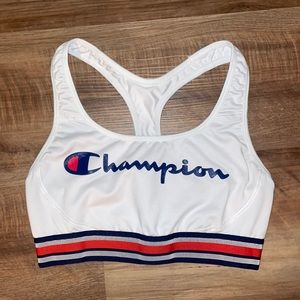 Champion Sports Bra Red White and Blue Cheap Sports Bra Supportive Sports Bra